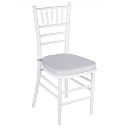 Stuhl CHIAVARI TIFFANY - WEISS inkl. Sitzkissen - WEISS...