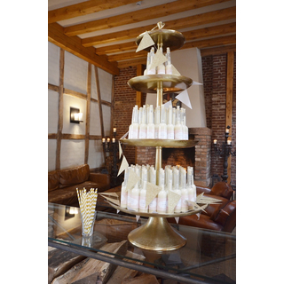 ETAGERE XL GOLD - H 117 cm Metall  (Vermietung)
