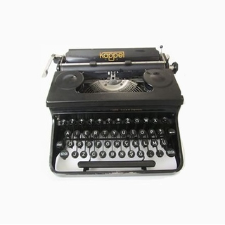 Schreibmaschine VINTAGE - Schwarz (Vermietung)