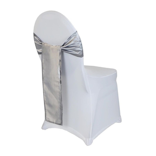 Schleifenband TAFT 250 x 17 cm - GRAU / DUNKELGRAU...