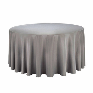 Tischdecke Rund Ø 290 cm - GRAU / DUNKELGRAU (Vermietung)