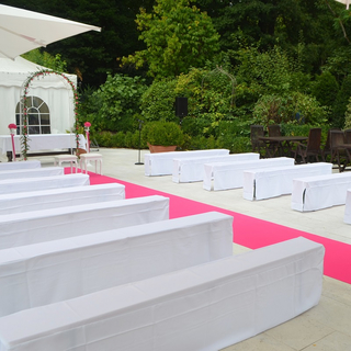 Teppichläufer Hochzeitsteppich Breite 1 m - PINK (Verkauf)