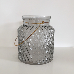 Vase DIAMOND H 20 cm x D 17,5 cm (Vermietung)