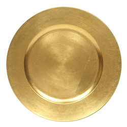 Platzteller Rund  33 cm - GOLD (Vermietung)