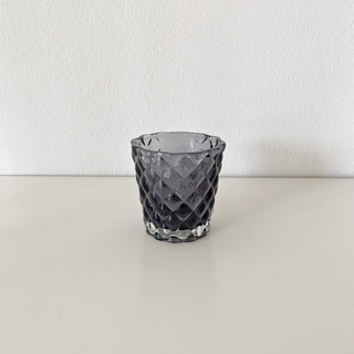 VOTIV Glas  7 cm - H 7,5 cm ASPHALT (Vermietung)