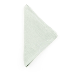 Stoffserviette Leinen SOFT  40 x 40 cm - EUKALYPTUS BLASS...