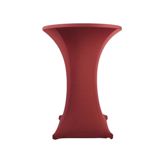Stehtischhusse STRETCH 4-Fuss Ø 80 BORDEAUX (Vermietung)