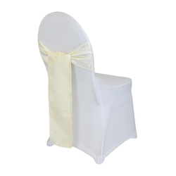 Schleifenband TAFT 250 x 17 cm - CREME (Vermietung)