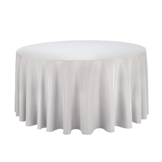Tischdecke Rund Ø 290 cm - GRAU / HELLGRAU (Vermietung)