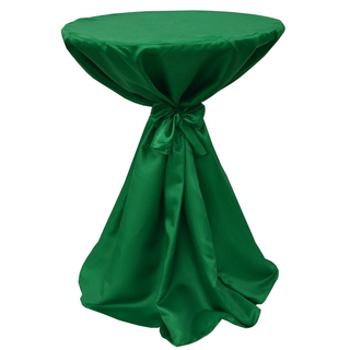 Stehtischhusse SATIN ELEGANCE - GRÜN (Vermietung)